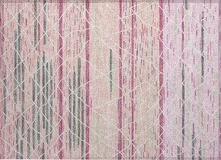 Piper Looms Chantille Stripes ACN1025 Pink Machine Washable Area Rug Scatter Main Image