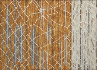 Piper Looms Chantille Stripes ACN1025 Terracotta Machine Washable Area Rug Scatter Main Image