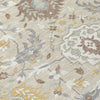 Piper Looms Chantille Damask ACN1026 Beige Machine Washable Area Rug Swatch Image