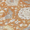 Piper Looms Chantille Damask ACN1026 Copper Machine Washable Area Rug Swatch Image