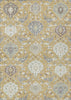 Piper Looms Chantille Damask ACN1026 Gold Machine Washable Area Rug main image