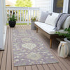 Piper Looms Chantille Damask ACN1026 Lavender Machine Washable Area Rug Runner Outdoor Lifestyle Image Feature