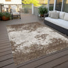 Piper Looms Chantille Modern ACN1027 Brown Machine Washable Area Rug Outdoor Lifestyle Image Feature
