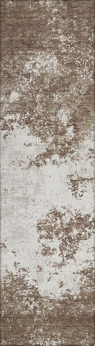 Piper Looms Chantille Modern ACN1027 Brown Machine Washable Area Rug Runner Main Image