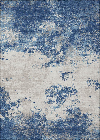 Piper Looms Chantille Modern ACN1027 Navy Machine Washable Area Rug main image