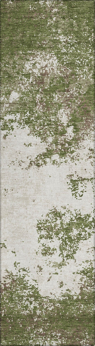 Piper Looms Chantille Modern ACN1027 Olive Machine Washable Area Rug Runner Main Image