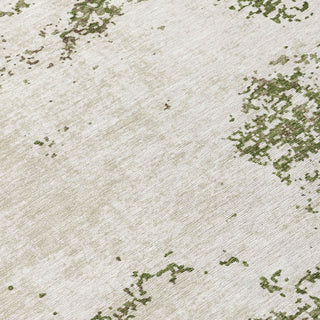 Piper Looms Chantille Modern ACN1027 Olive Machine Washable Area Rug Swatch Image