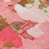 Piper Looms Chantille Abstract ACN1028 Coral Machine Washable Area Rug Swatch Image