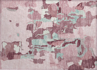 Piper Looms Chantille Abstract ACN1028 Pink Machine Washable Area Rug Scatter Main Image