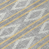 Piper Looms Chantille Geometric ACN1029 Gray Machine Washable Area Rug Swatch Image