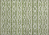 Piper Looms Chantille Geometric ACN1029 Green Machine Washable Area Rug Scatter Main Image