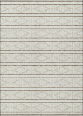 Piper Looms Chantille Geometric ACN1029 Ivory Machine Washable Area Rug main image