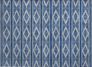 Piper Looms Chantille Geometric ACN1029 Navy Machine Washable Area Rug Scatter Main Image