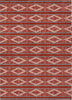 Piper Looms Chantille Geometric ACN1029 Red Machine Washable Area Rug main image