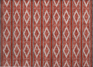 Piper Looms Chantille Geometric ACN1029 Red Machine Washable Area Rug Scatter Main Image