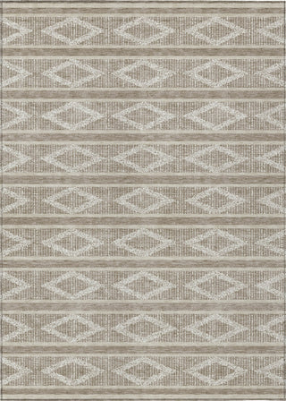 Piper Looms Chantille Geometric ACN1029 Taupe Machine Washable Area Rug main image