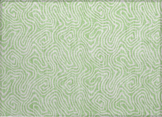 Piper Looms Chantille Swirls ACN1030 Mint Machine Washable Area Rug Scatter Main Image