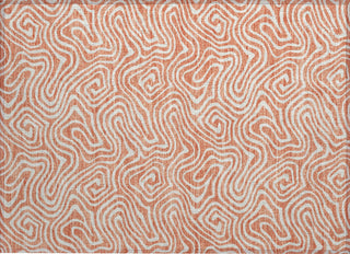 Piper Looms Chantille Swirls ACN1030 Salmon Machine Washable Area Rug Scatter Main Image
