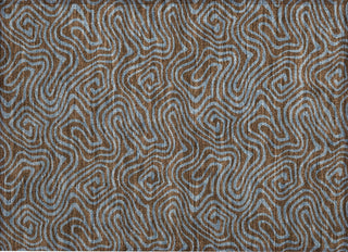 Piper Looms Chantille Swirls ACN1031 Brown Machine Washable Area Rug Scatter Main Image