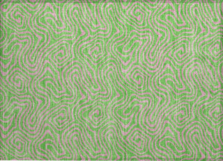 Piper Looms Chantille Swirls ACN1031 Lime Machine Washable Area Rug Scatter Main Image