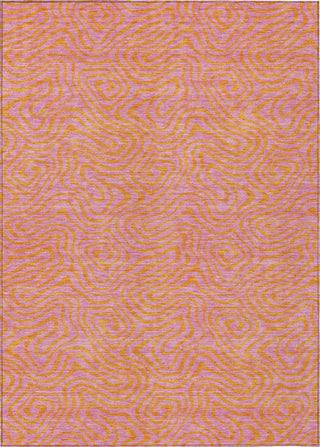 Piper Looms Chantille Swirls ACN1031 Pink Machine Washable Area Rug main image