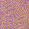 Piper Looms Chantille Swirls ACN1031 Purple Machine Washable Area Rug Swatch Image