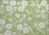 Piper Looms Chantille Floral ACN1032 Aloe Machine Washable Area Rug Scatter Main Image