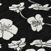Piper Looms Chantille Floral ACN1032 Black Machine Washable Area Rug Swatch Image