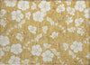 Piper Looms Chantille Floral ACN1032 Gold Machine Washable Area Rug Scatter Main Image