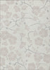 Piper Looms Chantille Floral ACN1032 Ivory Machine Washable Area Rug main image