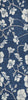 Piper Looms Chantille Floral ACN1032 Navy Machine Washable Area Rug Runner Main Image