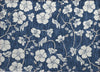 Piper Looms Chantille Floral ACN1032 Navy Machine Washable Area Rug Scatter Main Image
