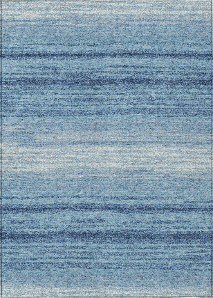 Piper Looms Chantille Stripes ACN1033 Blue Machine Washable Area Rug main image