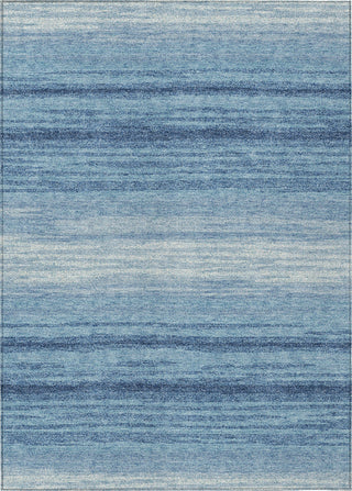 Piper Looms Chantille Stripes ACN1033 Blue Machine Washable Area Rug main image