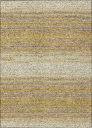 Piper Looms Chantille Stripes ACN1033 Gold Machine Washable Area Rug main image