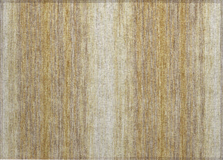 Piper Looms Chantille Stripes ACN1033 Gold Machine Washable Area Rug Scatter Main Image