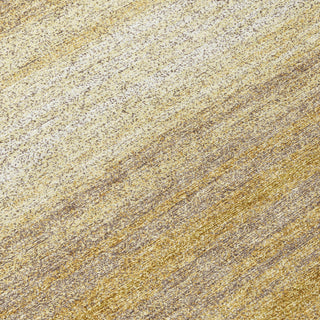 Piper Looms Chantille Stripes ACN1033 Gold Machine Washable Area Rug Swatch Image