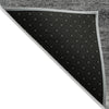Piper Looms Chantille Stripes ACN1033 Gray Machine Washable Area Rug Backing Image