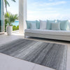 Piper Looms Chantille Stripes ACN1033 Gray Machine Washable Area Rug Outdoor Lifestyle Image Feature