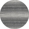 Piper Looms Chantille Stripes ACN1033 Gray Machine Washable Area Rug Round Main Image