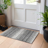 Piper Looms Chantille Stripes ACN1033 Gray Machine Washable Area Rug Scatter Lifestyle Image Feature