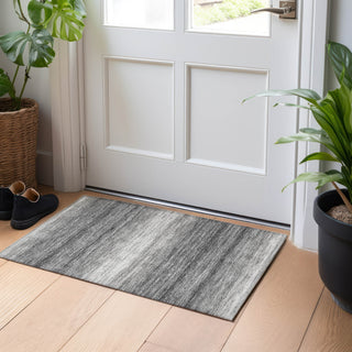 Piper Looms Chantille Stripes ACN1033 Gray Machine Washable Area Rug Scatter Lifestyle Image Feature