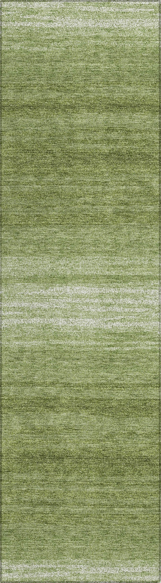 Piper Looms Chantille Stripes ACN1033 Green Machine Washable Area Rug Runner Main Image