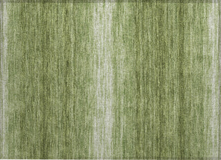 Piper Looms Chantille Stripes ACN1033 Green Machine Washable Area Rug Scatter Main Image