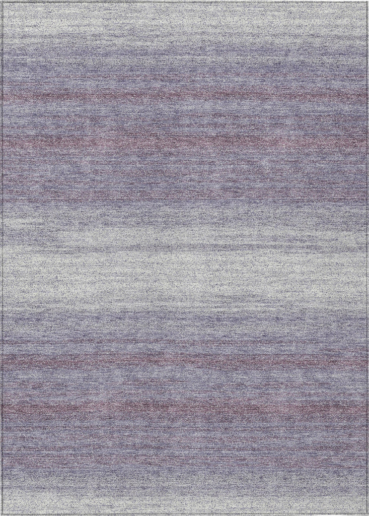 Piper Looms Chantille Stripes ACN1033 Lavender Machine Washable Area Rug main image