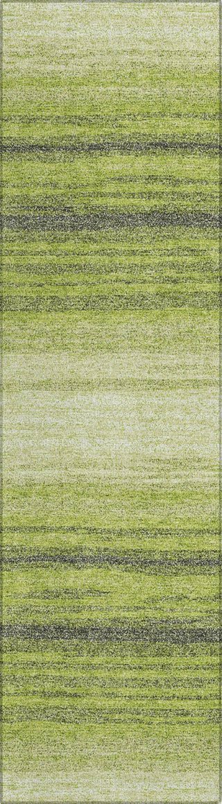 Piper Looms Chantille Stripes ACN1033 Lime Machine Washable Area Rug Runner Main Image