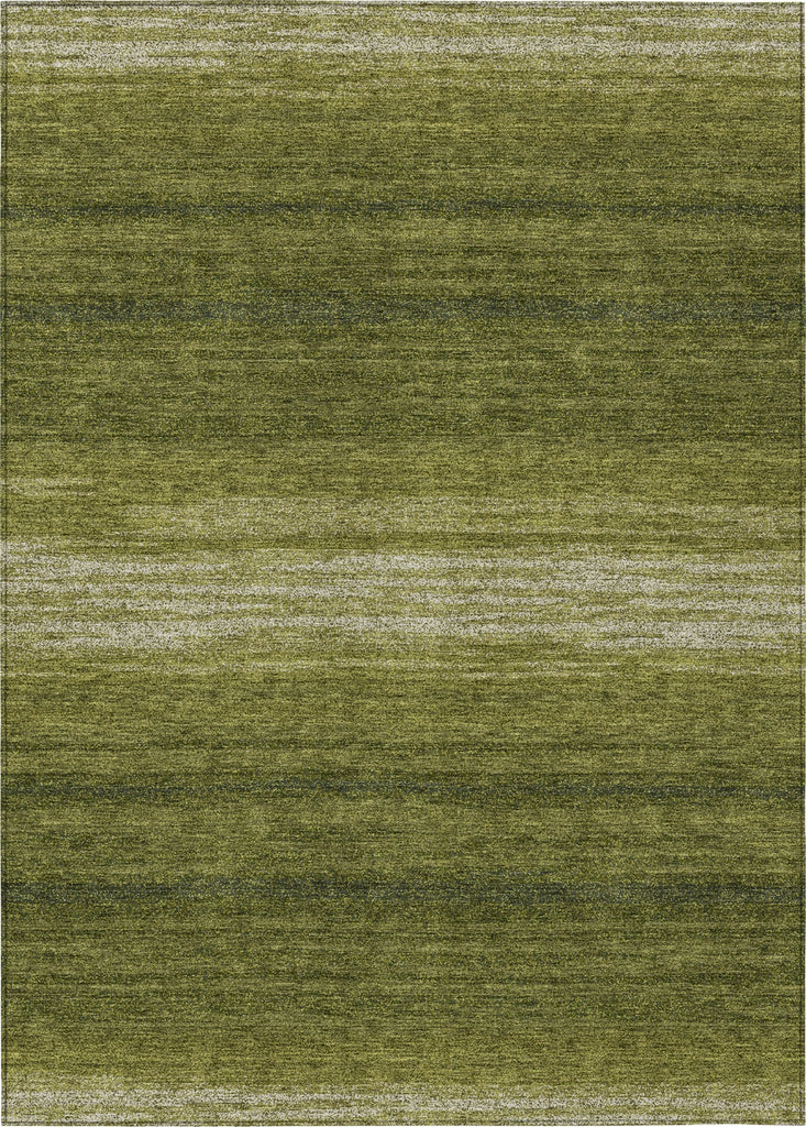 Piper Looms Chantille Stripes ACN1033 Olive Machine Washable Area Rug main image