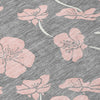 Piper Looms Chantille Floral ACN1034 Gray Machine Washable Area Rug Swatch Image