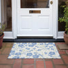 Piper Looms Chantille Floral ACN1034 Linen Machine Washable Area Rug Scatter Outdoor Lifestyle Image Feature