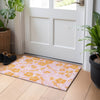 Piper Looms Chantille Floral ACN1034 Pink Machine Washable Area Rug Scatter Lifestyle Image Feature
